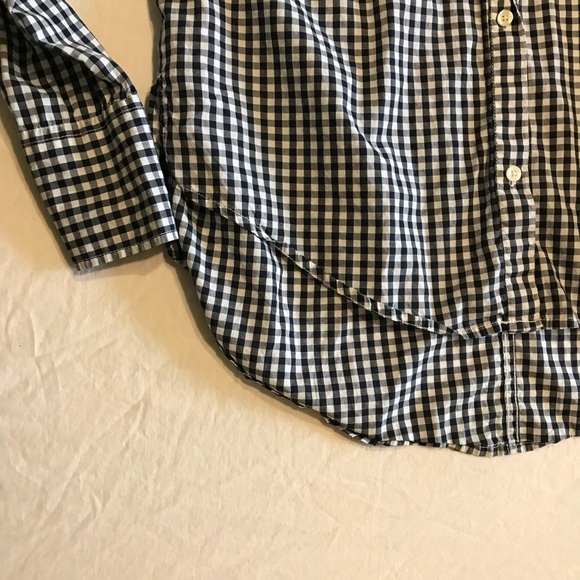 Abercrombie and Fitch Black and White Gingham Top - Picture 5 of 5
